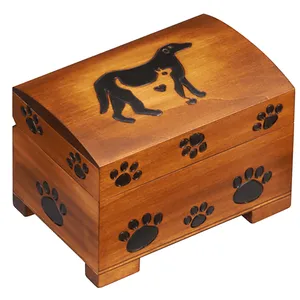Haute sur demande Nouveau design Urnes en bois pour animaux de compagnie de conception de patte disponibles en grande quantité auprès de l'exportateur et du fabricant indiens - Product Image 2