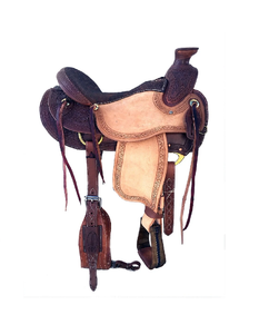 Juego de tachuelas de cuero genuino de primera calidad, monturas de carreras occidentales e inglesas para montar a caballo - Product Image 1