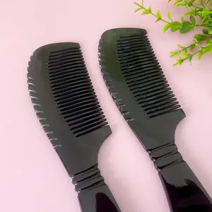 Peine de Cuerno de Búfalo Hecho a Mano, Peine para Peinar de Alta Calidad Tallado, Pulido, Artesanal, con Colores Únicos para el Hogar - Product Image 2