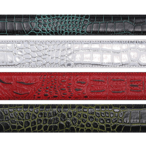 Ceinture décontractée vintage personnalisable pour homme, en cuir de vache véritable, boucle carrée en cuivre, réglable, vente chaude - Product Image 5