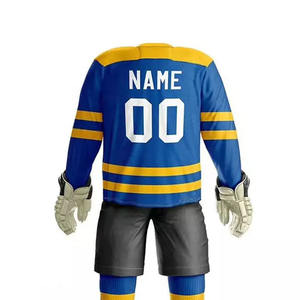 Uniformes de Hockey sobre Hielo para Hombre de Alta Calidad, 100% Poliéster, Cómodos, Transpirables, de Secado Rápido, Ecológicos, con Diseño Único, Gran Venta - Product Image 5