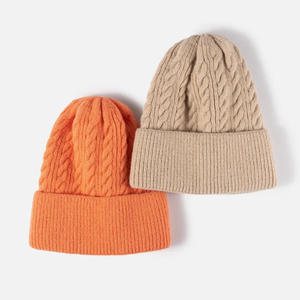 Promotion en gros, logo brodé 3D, bonnet en tricot ajustable en acrylique jacquard chaud et solide pour l'hiver, design de créateur - Product Image 5