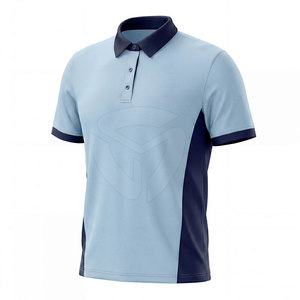 Polo extensible de performance pour hommes, conçu pour une mobilité maximale pendant l'entraînement en salle, la course à pied et les activités sportives. - Product Image 4