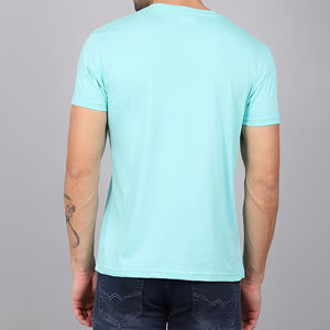 High Quality Custom Men's <b>T</b>-<b>Shirts</b> Solid Color Breathable Canvas Fabric OEM Service Plain Fit All Colors Available - Product Image 3
