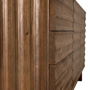 <b>Walnut</b> Living Room Cabinet <b>Sideboard</b> Storage Console Brown Modern Wooden Cabinet for Apartment Hotel - Product Image 5