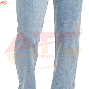 กางเกงยีนส์ของผู้ชายผ้าแคนวาสสสต็อกใหม่กางเกงยีนส์ของผู้ชายคุณภาพสูงแบบกำหนดเองได้สไตล์สีพื้นน้ำหนักเบา - Product Image 6