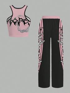 Conjunto Deportivo para Mujer, Corte Regular, con Logotipo Personalizado, Estilo Urbano, Ecológico, Tallas Grandes, Ropa Casual para Invierno - Product Image 4