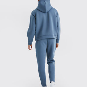 Nouveauté Survêtement Homme Personnalisé à Capuche Motif Uni Vêtement de Sport avec Impression de Logo Taille Plus Saison Hiver Survêtement Homme - Product Image 3