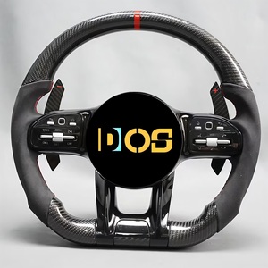 Pour <span class=keywords><strong>Mercedes</strong></span> Benz, volant en cuir marron, style sport, amélioration en cuir pour les nouveaux modèles <span class=keywords><strong>AMG</strong></span> C63 E63 <span class=keywords><strong>E53</strong></span> GT W213 W222 G63 DOS - Product Image 5