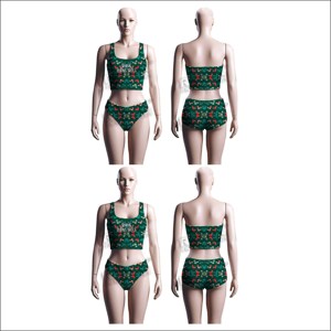 Conjunto de bikini de calidad superior para mujer, conjunto de bikini con estampado personalizado para mujer, conjunto de Bikini transpirable para mujer - Product Image 1