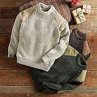 Men's Stylish Turtleneck Cardigans Breathable Pullovers in <b>Wool</b> <b>Cotton</b> Knit Fabrics for Winter and Fall - Product Image 2