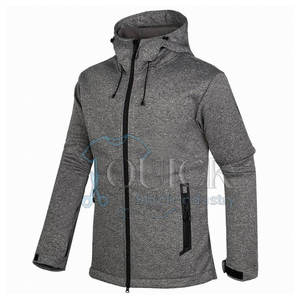 Venta al por mayor logotipo personalizado ecológico logotipo frontal impermeable de poliéster para hombres chaqueta Softshell transpirable uso al aire libre primavera - Product Image 1