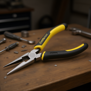 Pince à bec long Stanley Fatmax avec design demi-rond et poignée en plastique souple - Product Image 3