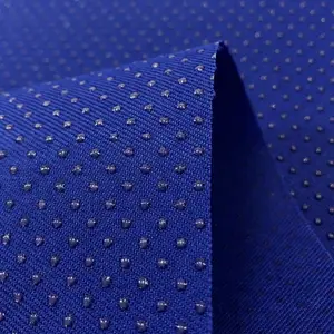 Hot Sale Good Quality Polyester Silicone Dots Drop Plastic Anti-slip Fabric for Shoes Mattress