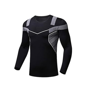 Conjunto Deportivo Ligero Personalizado con Forro Polar, Tops Activos de Diseño Sólido, Material de Spandex/Poliéster, Logotipo y Colores Personalizados, Conjunto de Gimnasio para Hombre - Product Image 2