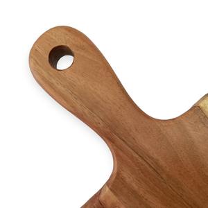 Planche à découper artisanale de luxe de haute qualité bord arrondi lisse bois d'acacia naturel écologique pour ensemble de vaisselle à la maison - Product Image 2