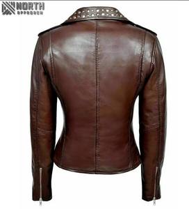 2025 Nueva chaqueta de cuero para mujer de punto transpirable invierno al aire libre colores y tamaños personalizados - Product Image 3