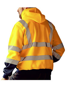 Chaleco de Seguridad de Alta Visibilidad para Hombre, Reflectante, con Capucha Desmontable y Diseño para Ciclismo - Product Image 5