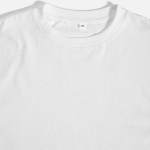 T-shirt de tous les jours surdimensionné en coton 100% pour hommes, col respirant, manches courtes, sport confortable, utilisation décontractée, poids du tissu 180 grammes - Product Image 3