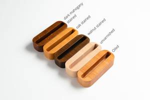 Porte-cartes en bois naturel de qualité supérieure pour cartes de crédit et de débit, portefeuille en bois minimaliste fait à la main - Product Image 4