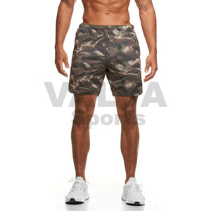 Short de sport en coton pour hommes, style fitness décontracté, avec logo personnalisé, taille XS, pour la musculation - Product Image 5