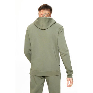 Sudadera con Capucha a Cuadros de Invierno, de Corte Regular y Tejido Grueso, en Tendencia |   Sudadera Unisex Vintage con Efecto Desgastado |   Algodón 100% de Alta Calidad - Product Image 6