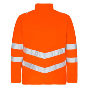 OEM Men High Visibility Working Safety Reflective <b>Tape</b> Work wear Construction <b>Security</b> Zipper Jackets - Product Image 2