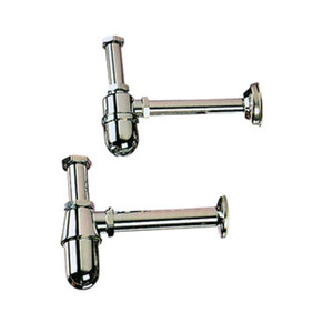 Sifone a Bottiglia in Ottone Cromato Gr 1" - Product Image 1