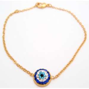 Chaîne Fashion Charm Evil Eye pour bracelet 1 cm de diamètre - Product Image 1