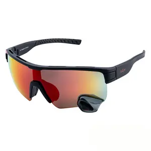 Kacamata hitam olahraga TriEye, kacamata terintegrasi, kacamata berkendara lebih aman