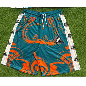 Pantalones cortos transpirables para correr para hombre, ropa deportiva de verano de secado rápido, diseño personalizado, ropa para gimnasio y correr, logotipo bordado disponible - Product Image 6