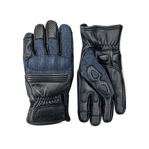 Gants en cuir coupe-vent pour hommes, best-sellers, avec nouvelle collection de vêtements de course moto tendance pour la conduite - Product Image 4