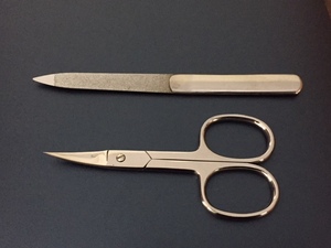 Ciseaux à ongles de manucure de haute qualité, lames tranchantes, acier inoxydable allemand, 9,3 cm, ciseaux de beauté pour broderie - Product Image 2