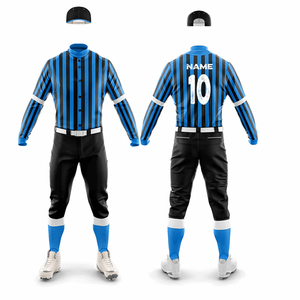 Nuevo uniforme de béisbol personalizado Diseño de tela Camiseta de béisbol Uniforme de entrenamiento de equipo de todas las series - Product Image 3