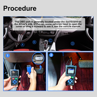 Escáner OBD II Profesional JDiag T100 de la Mejor Calidad, Lector de Códigos de Diagnóstico Automotriz para la Resolución de Problemas de Automóviles