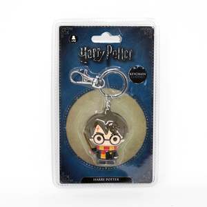 Porte-clés lumineux en PVC et caoutchouc pour dessin animé Harry Potter, impression UV, porte-clés photo numérique en plastique - Product Image 3