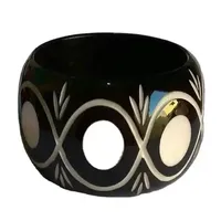 ABDUL REHMAN ENTERPRISES Bracelets sculptés personnalisés en résine bakélite et acrylique, design vintage, tendance, pour femmes et jeunes filles, idéal pour un anniversaire