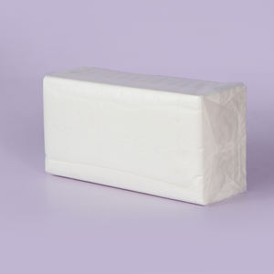 Serviettes en papier blanches 2 plis en pâte de bois vierge imprimées au laser en sachet pour dîners, événements, traiteurs - Paquet de 500g - Product Image 4