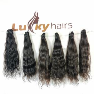 100% mechones de cabello humano indio crudo vendedor al por mayor extensiones de cabello humano alineado con cutícula cruda - Product Image 5