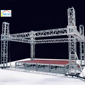 Podio de escenario de aluminio <span class=keywords><strong>para</strong></span> eventos al aire libre Plataforma de fácil instalación Plataforma de escenario portátil <span class=keywords><strong>para</strong></span> conciertos Iglesia Exposiciones de bodas - Product Image 3