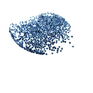 Zafiro Azul Natural Sin Tratar de Grado AAA, Corte Diamante Calibrado, Gema Suelta Brillante de 1 mm 1.5 mm, Certificado IGI, Tratado con Calor - Product Image 3