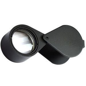 Lupa Profesional para Joyeros, Negra, con Aumento de 10x y Lente Triple de 18 mm para una Inspección Precisa - Product Image 2