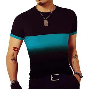 เสื้อยืดคอกลมผู้ชาย คุณภาพดีที่สุด ผ้าฝ้าย 100%  ออกแบบลายแบบซับลิเมชั่นได้ ระบายอากาศ แห้งเร็ว แขนสั้น ยอดนิยม - Product Image 1