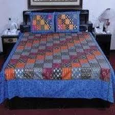 Kantha ผ้าปูเตียงขนาดคิงไซส์งานทำมือปักลายอินเดียผ้าห่มคลุมเตียง - Product Image 3