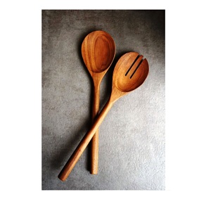 Best Selling Durable Lightweight Wooden Spoon Premium Quality Comfortable Handle Heat Resistant Dishwasher Safe Kit American - Product Image 6