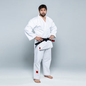 Kimono de judo robuste 340g pour la compétition et l'entraînement, uniforme en coton premium à double tissage, coupe confortable, longue durée de vie, personnalisable - Product Image 5