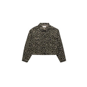 Veste en jean décontractée pour femme, coupe ample, vintage, courte, respirante, haut court, jean délavé, fabricant OEM ODM - Product Image 2