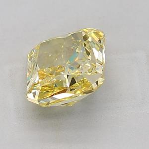 เพชรเม็ดเดี่ยวสีเหลืองเข้มแฟนซี น้ำหนัก 6.15 กะรัต ระดับความสะอาด VS2 สำหรับทำเครื่องประดับ - Product Image 4