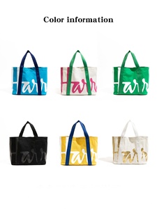 New biểu tượng tùy chỉnh màu sắc bông HARRODS Canvas Tote Túi tái sử dụng bền Weekender khổng lồ hàng tạp hóa mua sắm xác ướp túi cho Yoga - Product Image 4