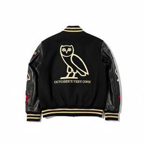 Veste universitaire en laine de qualité supérieure Veste Letterman classique avec manches en cuir pour hommes et femmes - Product Image 2